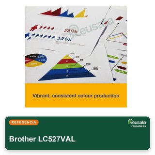 Brother LC527VAL cartuchos tinta alta calidad
