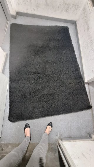 Alfombra Negra IKEA