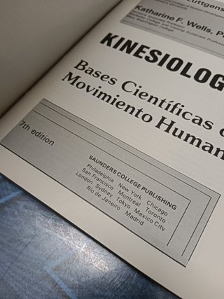 Kinesiologia, bases científicas del movimiento humano