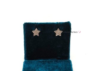 pendientes oro 18k con piedra con diamante