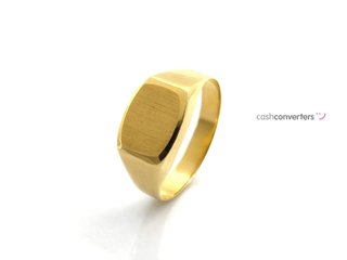 sello oro 18k con circonita