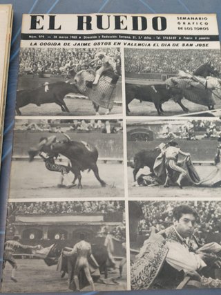 Tauromaquia. Revista El Ruedo 1963.