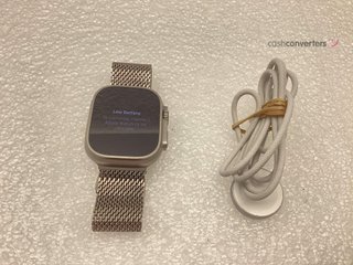 apple watch ultra 2 49mm (gps 4g) titanio