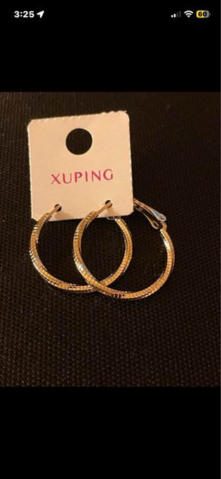 Pendientes de Aro Xuping Oro Laminado 14k