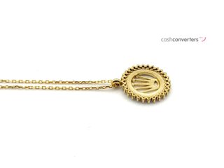 cadena oro 18k con circonita 22cm