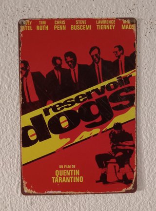 Póster Metal Reservoir Dogs (1992)
