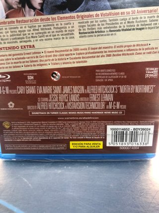 Bluray, Nuevo Precintado, Con La Muerte En Los Talones
