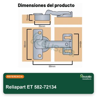 Hettich bisagras puerta armario frigorífico