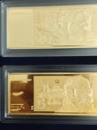 Lote Piezas plata Chapadas en Oro