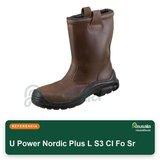 U Power Nordic Plus L S3 CI Fo Sr zapatos talla 42