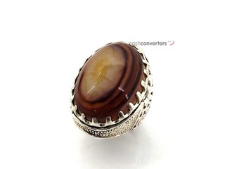 anillo plata 925mm con piedra con nacar