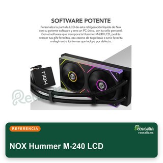 NOX Hummer M-240 LCD refrigeración líquida