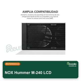 NOX Hummer M-240 LCD refrigeración líquida