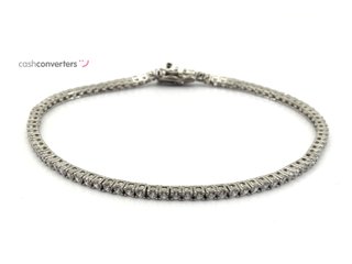 pulsera plata 925mm con piedra con circonita