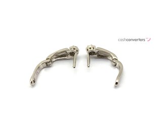 pendientes plata 925mm con piedra con circonita