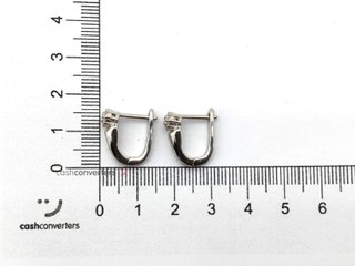 pendientes plata 925mm con piedra con circonita