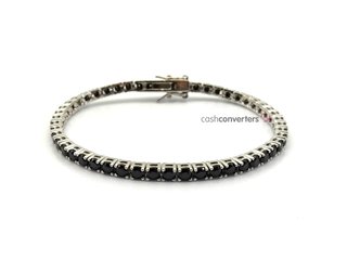pulsera plata 925mm con piedra con circonita