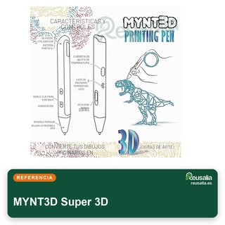 MYNT3D Super 3D Bolígrafo impresión 1,75mm