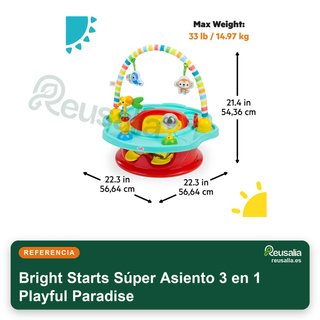 Bright Starts asiento actividades elevador bebé
