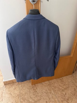 Americana hombre azul