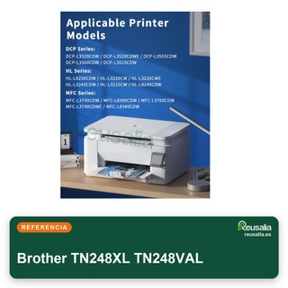 Brother TN248XL TN248VAL Pack cartuchos tóner