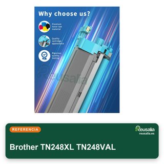 Brother TN248XL TN248VAL Pack cartuchos tóner