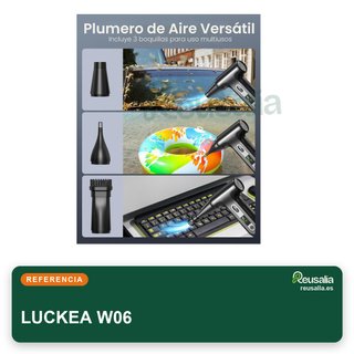Soplador aire W06 200000 RPM 6000mAh pantalla HD