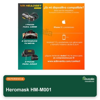 Gafas HeroMask juego educativo matemáticas