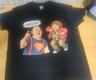 Camiseta Los Goonies "chocolate", NUEVA, 2a - 6xl