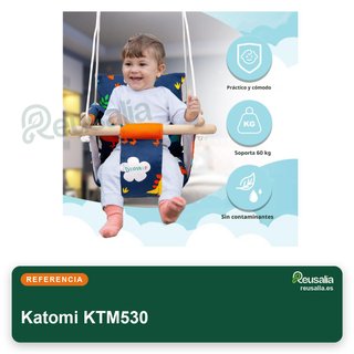 Katomi columpio madera bebé dinosaurios