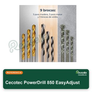 Cecotec PowerDrill 850 EasyAdjust taladro percutor