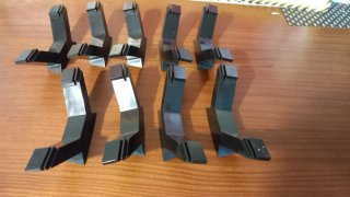 Scalextric 9 Soportes Puente Elevados.aperaltados