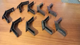 Scalextric 9 Soportes Puente Elevados.aperaltados