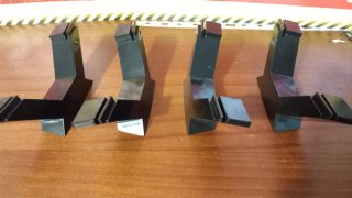 Scalextric 9 Soportes Puente Elevados.aperaltados