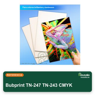Bubprint 4 tóner compatibles Brother TN-247