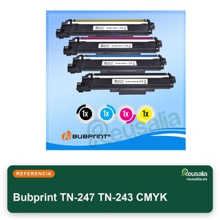 Bubprint 4 tóner compatibles Brother TN-247