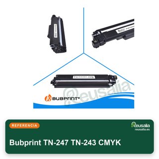 Bubprint 4 tóner compatibles Brother TN-247