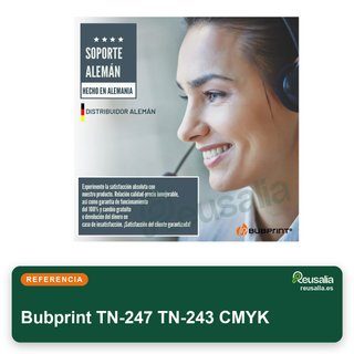 Bubprint 4 tóner compatibles Brother TN-247