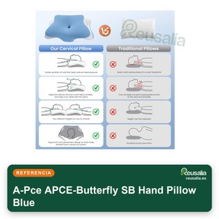 A-Pce almohada cervical viscoelástica 66x39cm