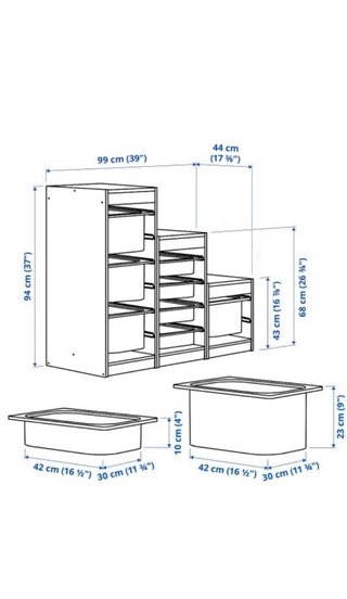 Estantería Escalera Trofast IKEA Blanca