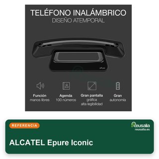 Alcatel Epure Iconic teléfono inalámbrico vintage