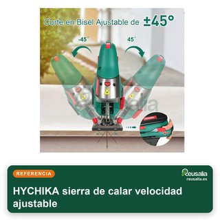 HYCHIKA sierra de calar velocidad ajustable