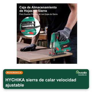 HYCHIKA sierra de calar velocidad ajustable