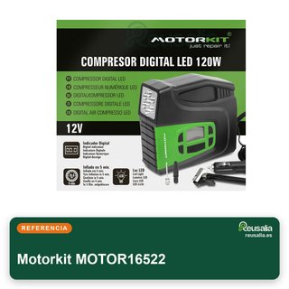 Motorkit MOTOR16522 compresor digital aire 12V