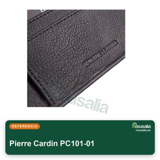 Pierre Cardin cartera piel negra RFID