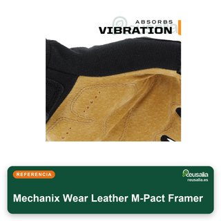 Mechanix Wear Leather M-Pact Guantes protección