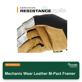 Mechanix Wear Leather M-Pact Guantes protección