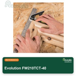 Evolution FW210TCT-40 hoja sierra madera fina