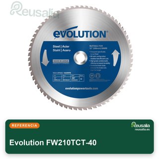 Evolution FW210TCT-40 hoja sierra madera fina