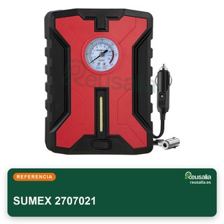 SUMEX Compresor Aire Portátil Digital 12V 10 Bar